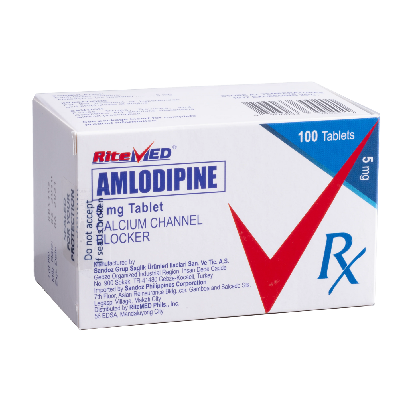RM AMLODIPINE BESILATE 5MG TAB