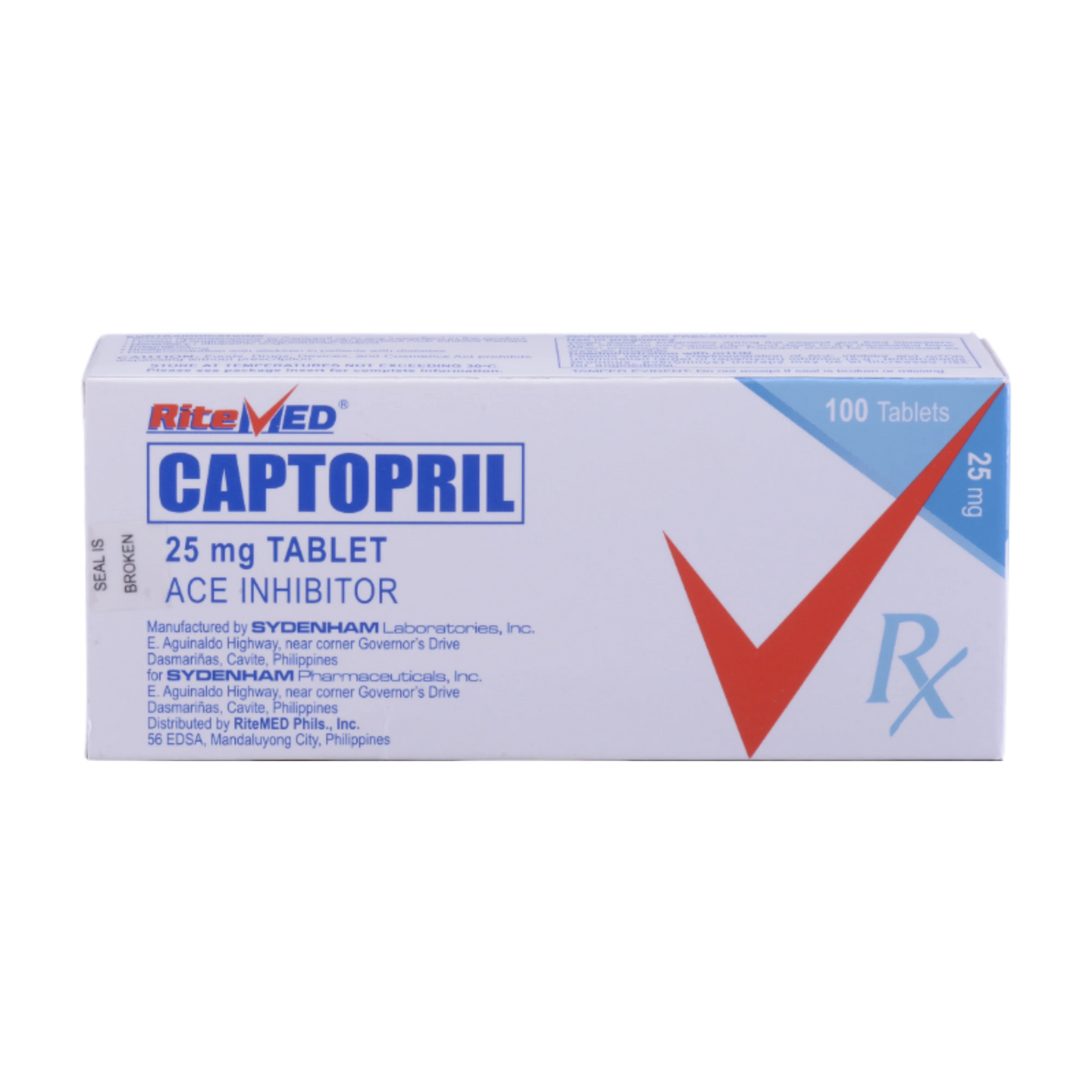 RM CAPTOPRIL 25MG TAB