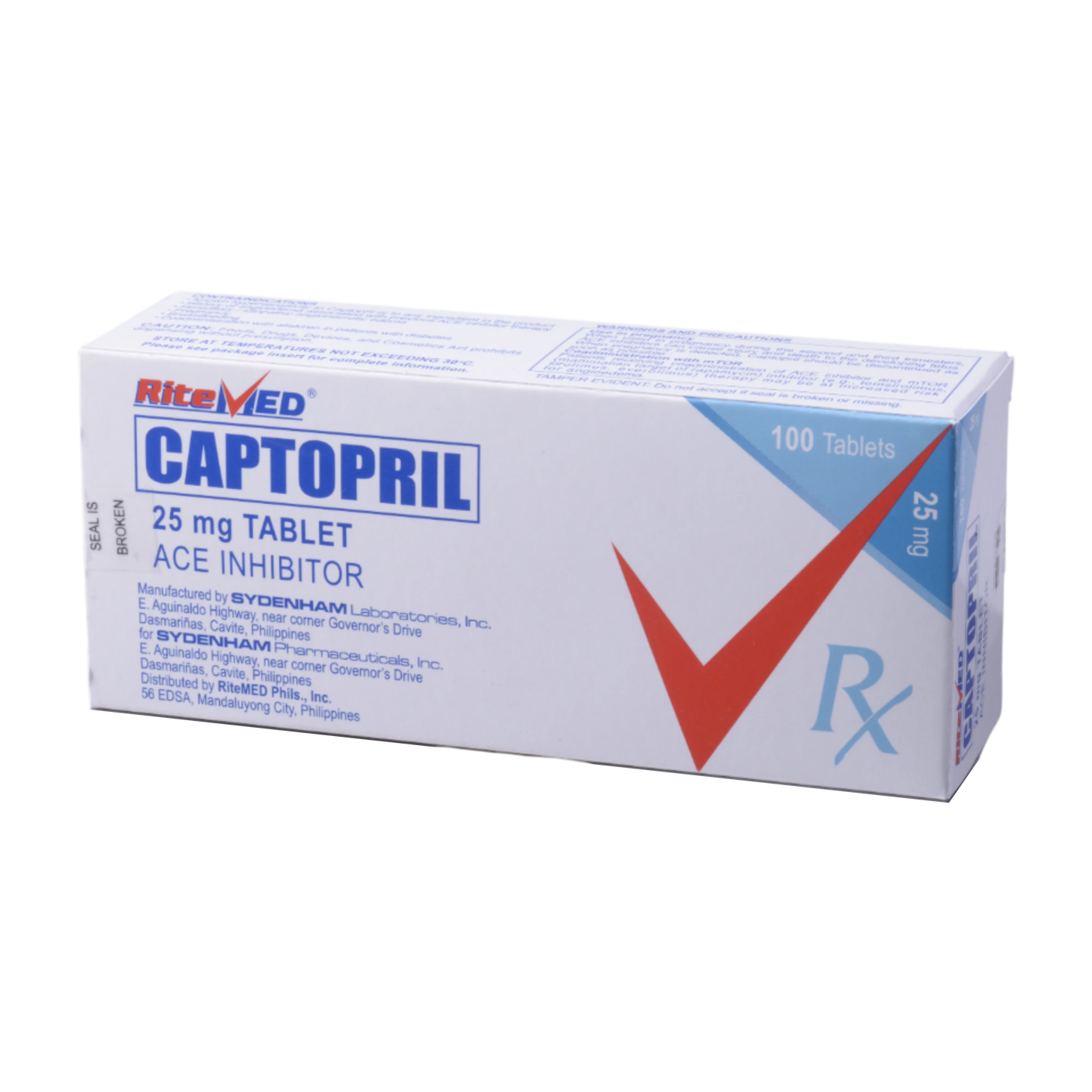 RM CAPTOPRIL 25MG TAB