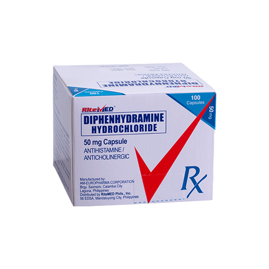 RM DIPHENHYDRAMINE 50MG CAP