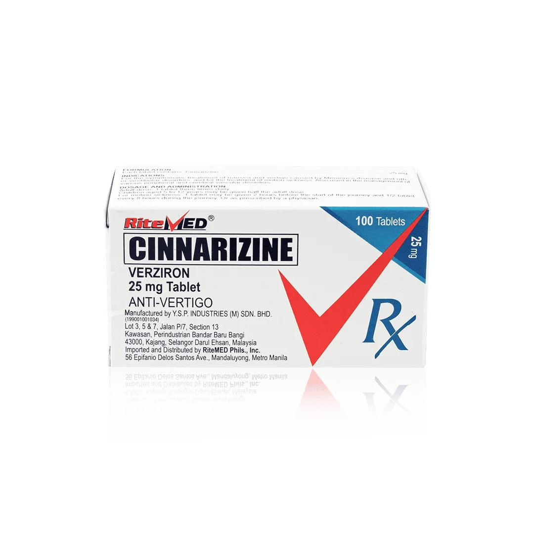 RM CINNARIZINE 25MG TAB