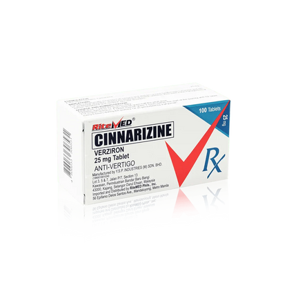 RM CINNARIZINE 25MG TAB