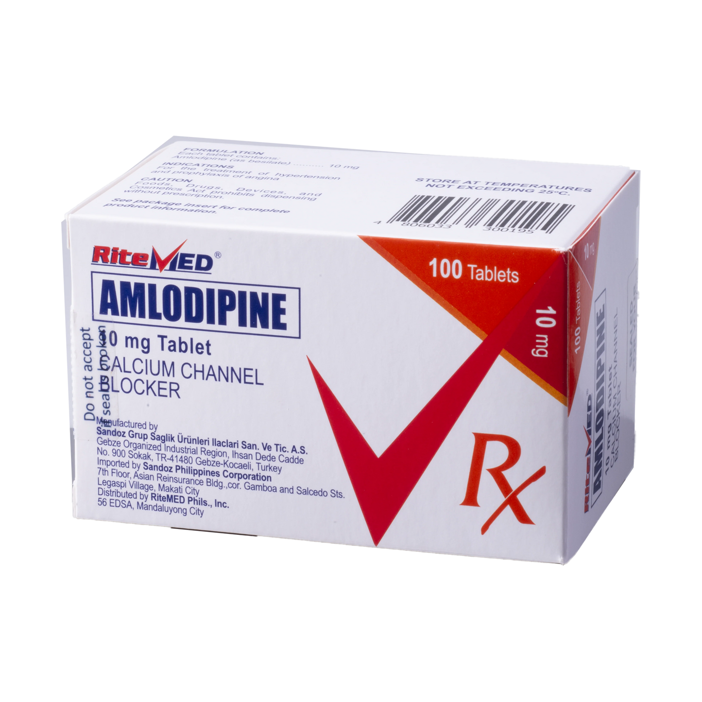 RM AMLODIPINE BESILATE 10MG TAB