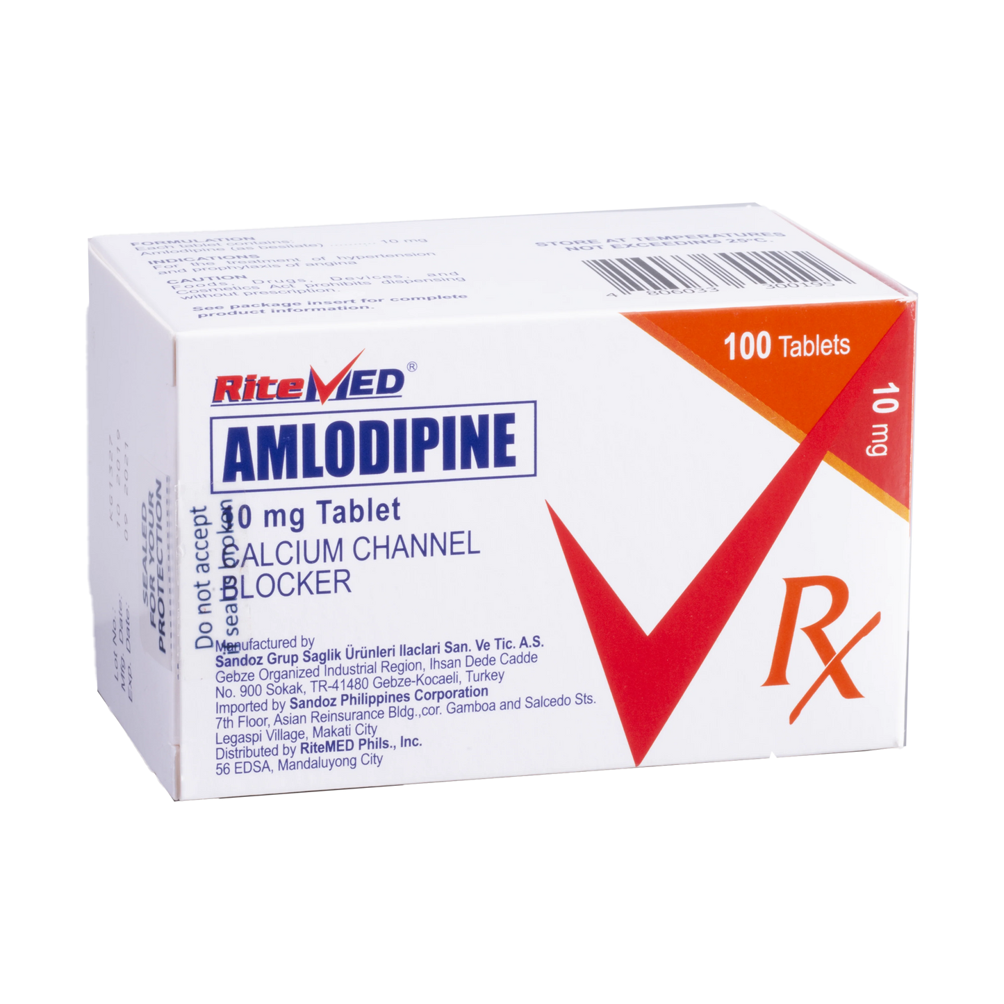 RM AMLODIPINE BESILATE 10MG TAB