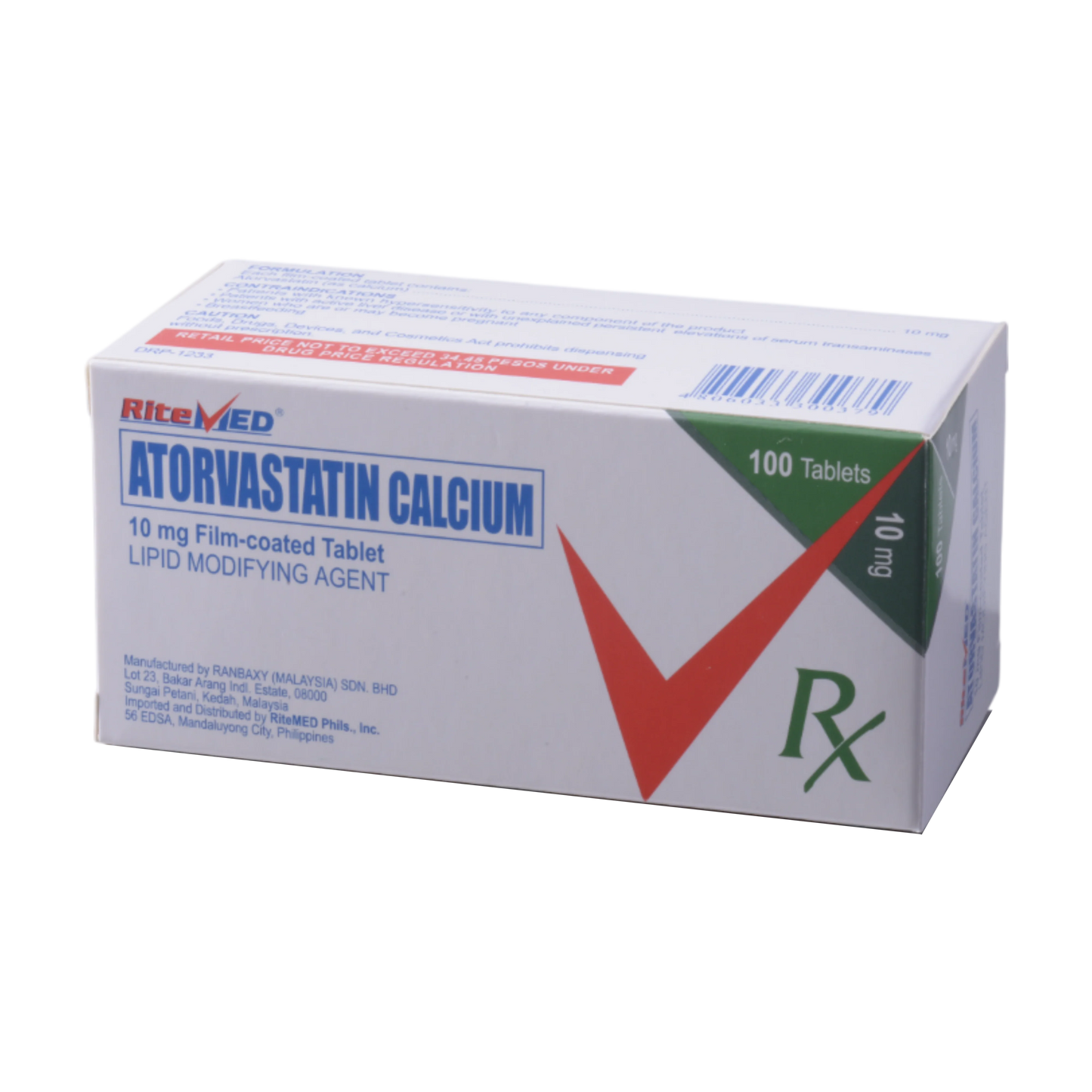RM ATORVASTATIN 10MG TAB