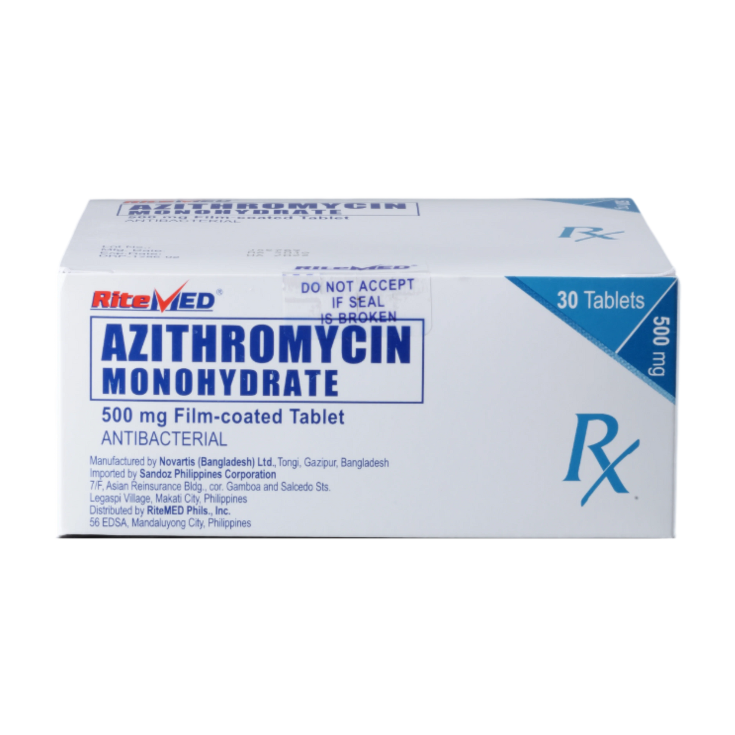 RM AZITHROMYCIN 500MG TAB 30