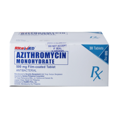 RM AZITHROMYCIN 500MG TAB 30